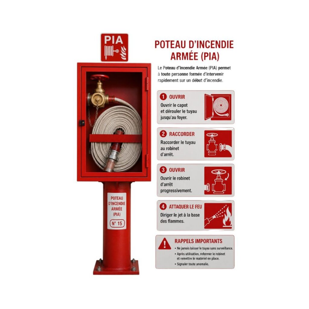 Poteau incendie armée (PIA)