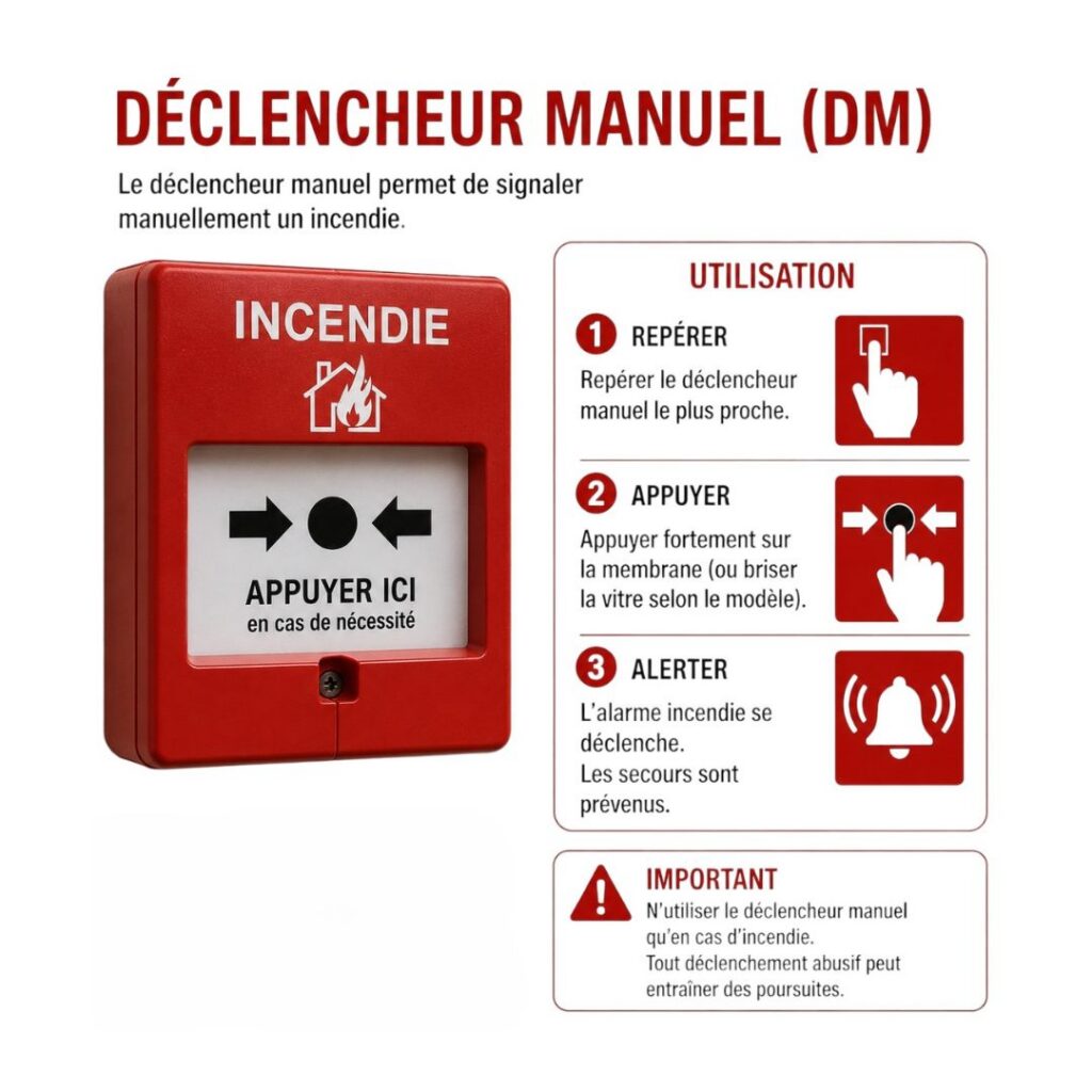 Déclencheur manuel (DM)
