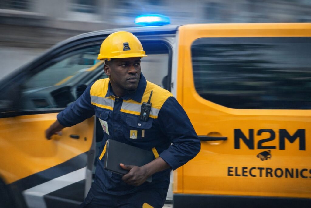 Véhicule d'intervention de N2M Electronics